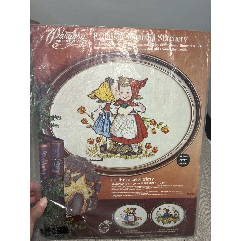 NEW Paragon Needlecraft Exquisite Hummel Stitchery Crewel 0464 Needlework Kit